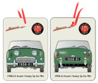 Austin Healey Sprite MkI 1958-61 Air Freshener